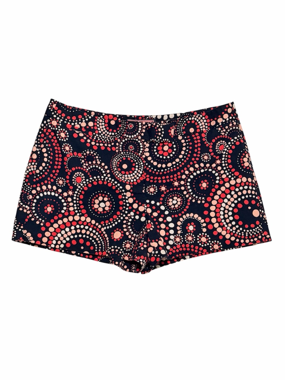 Vineyard Vines Navy Shorts with Pink & Coral Dot Pattern Size 10 - Picture 1 of 7